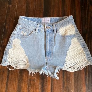 Abrand High Waisted A High Relaxed Shorts